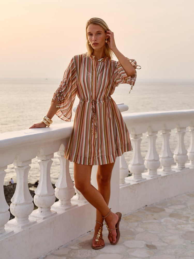 Fate + Becker Vera Mini Dress - Sandbar Stripe