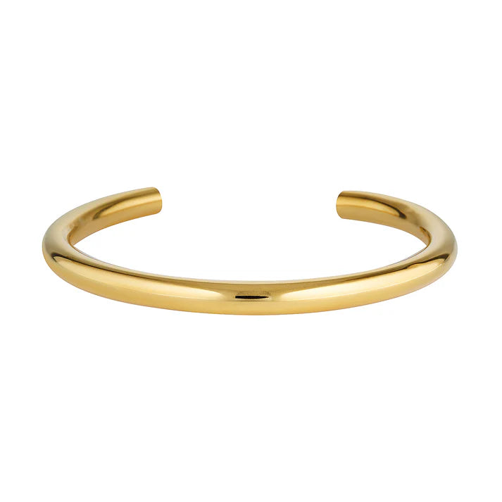 Penny Tube Cuff - Gold