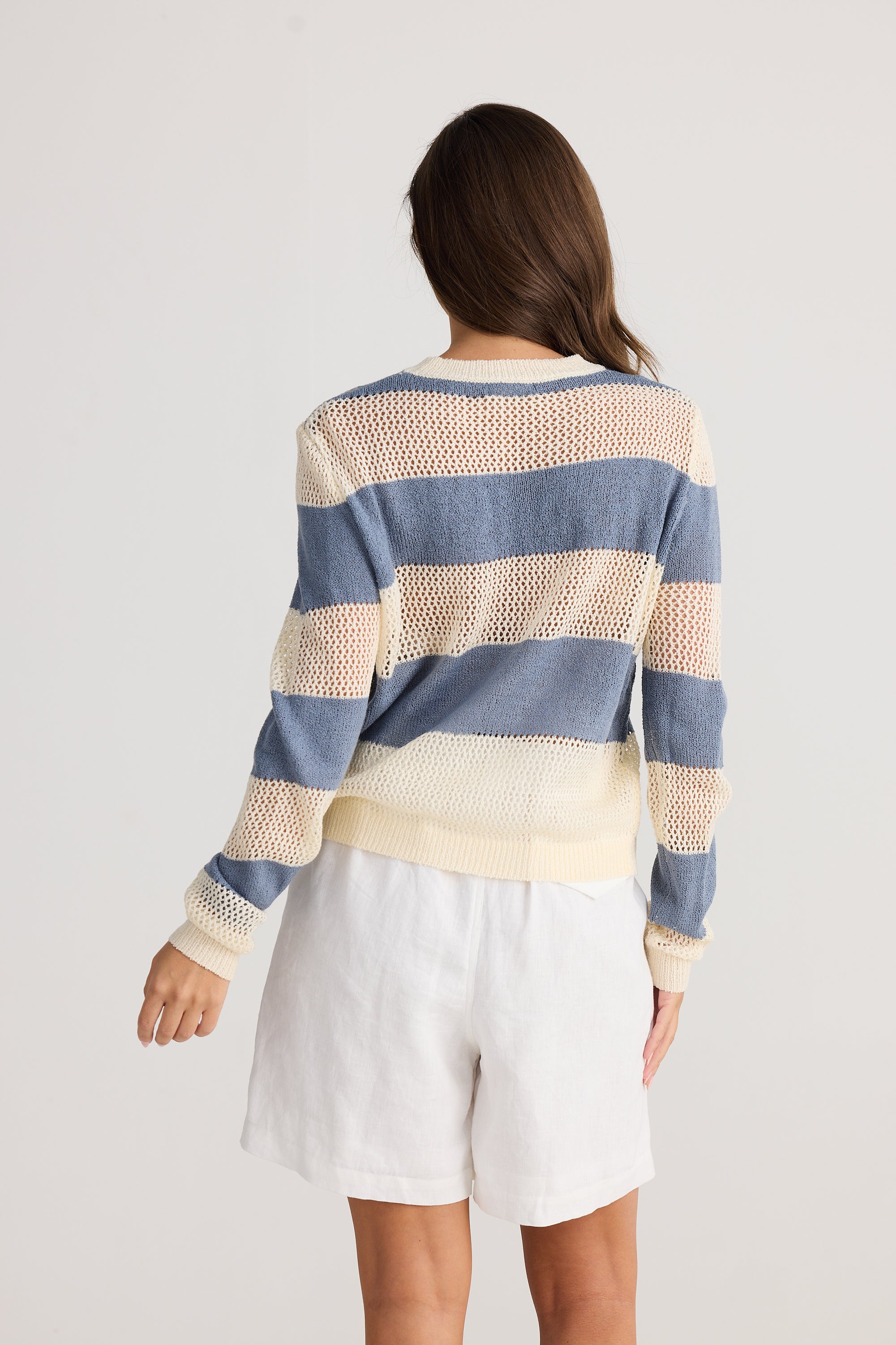 Cayman Knit - Blue Stripe