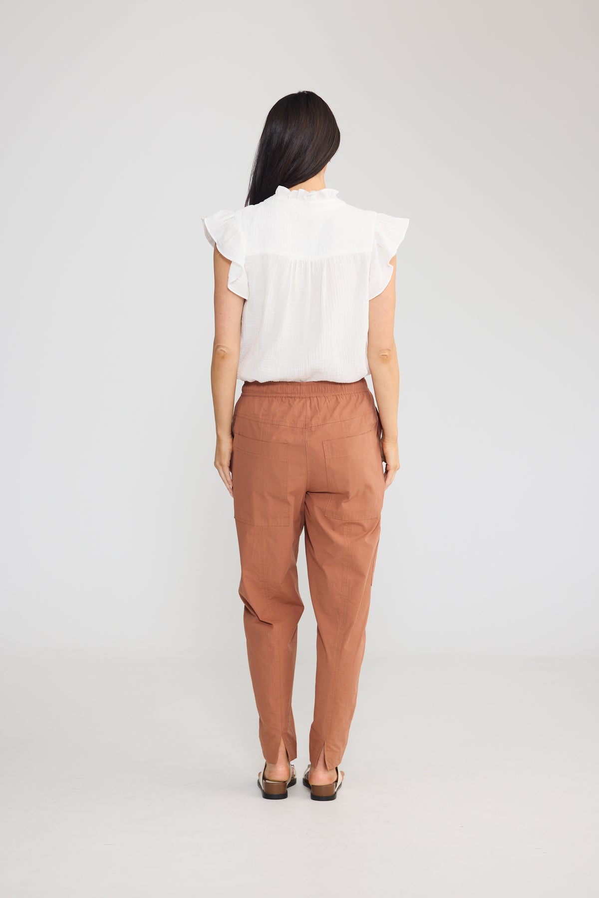 Holiday Collective Reva Cargo Pant - Clay, view 7