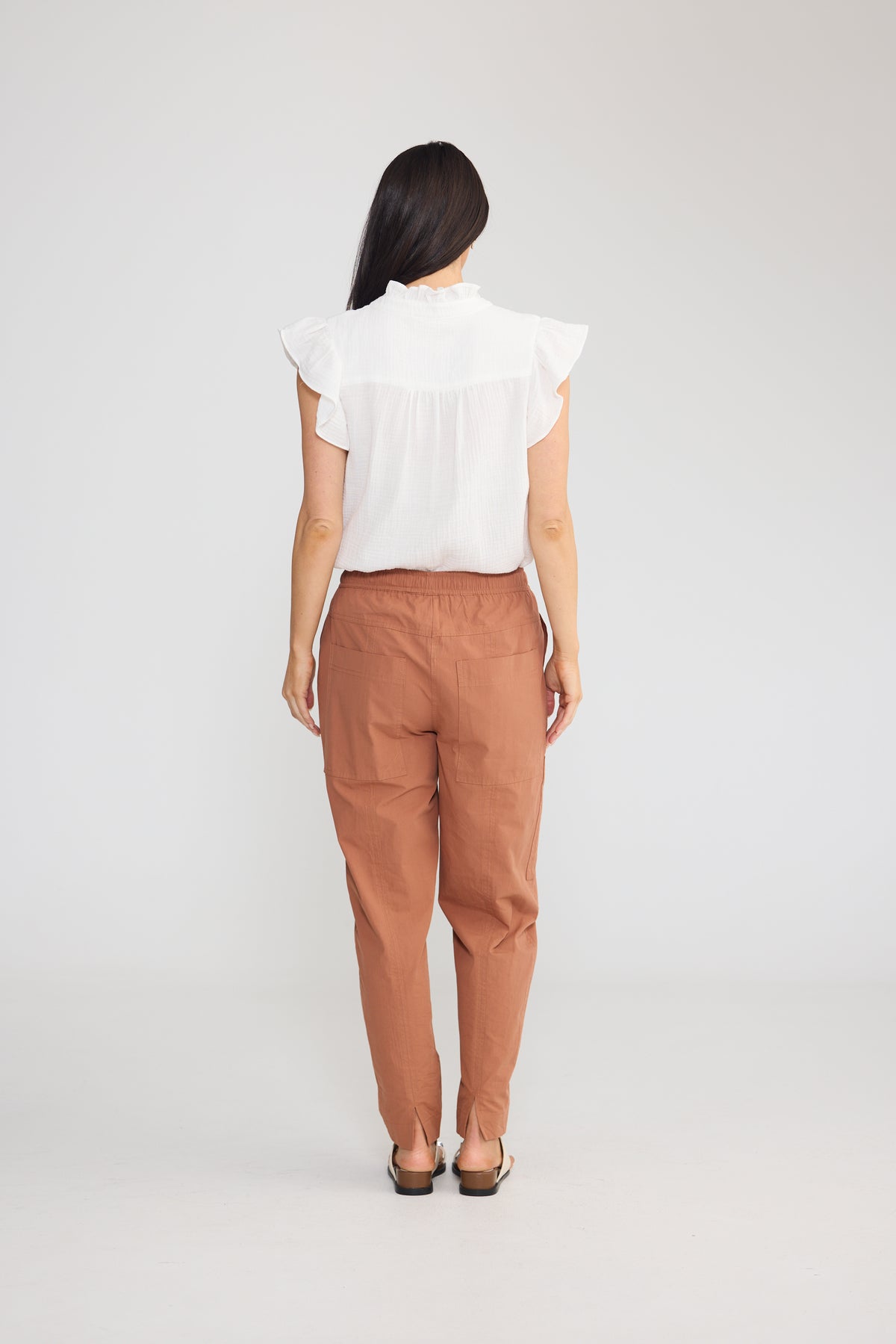 Holiday Collective Reva Cargo Pant - Clay, view 8