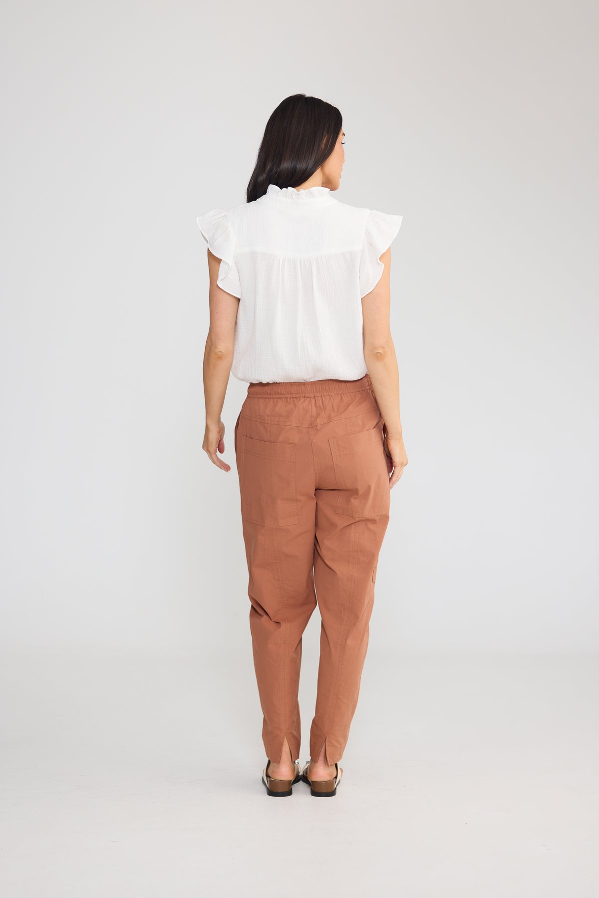 Holiday Collective Reva Cargo Pant - Clay, view 9