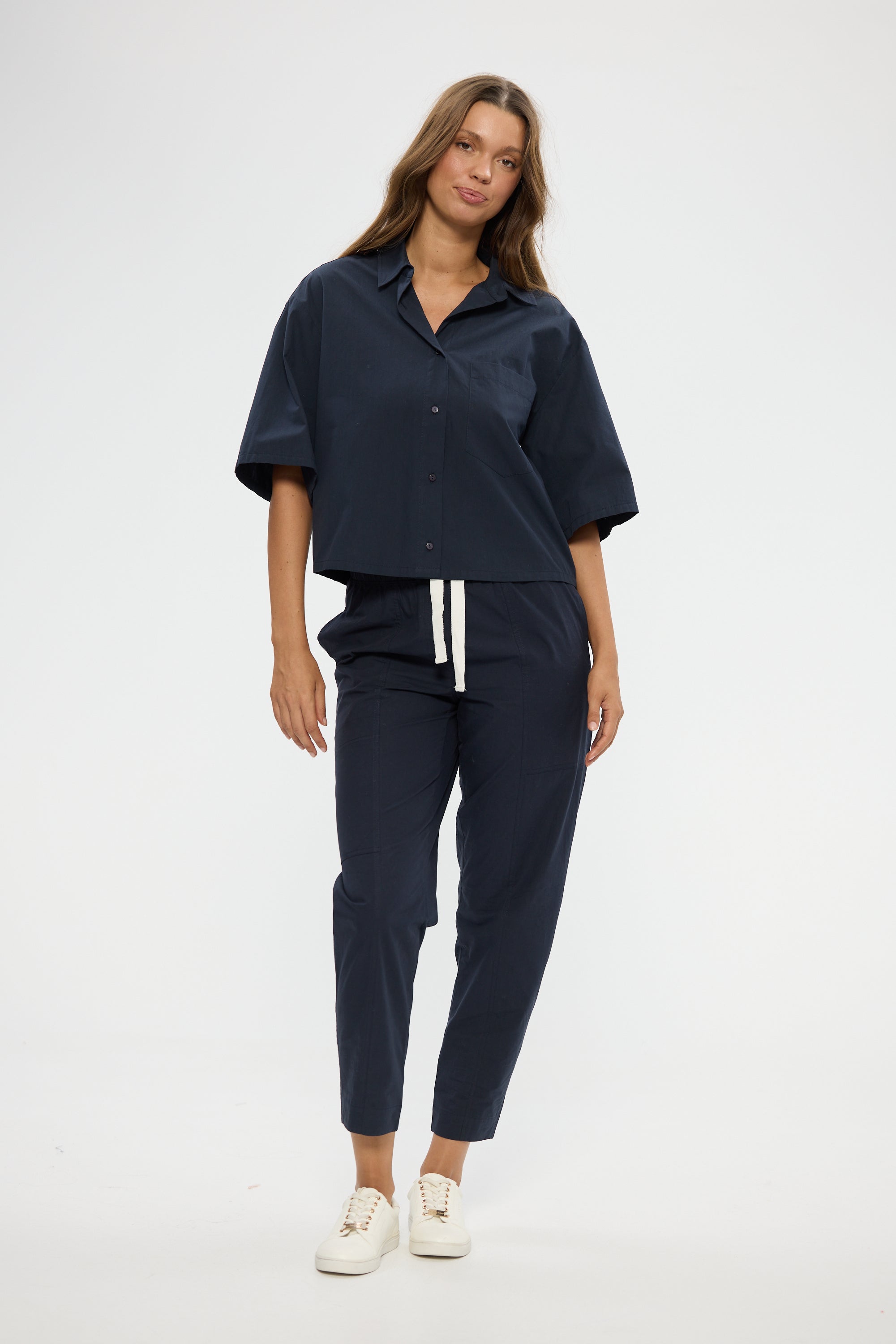 Reva Cargo Pant - Navy