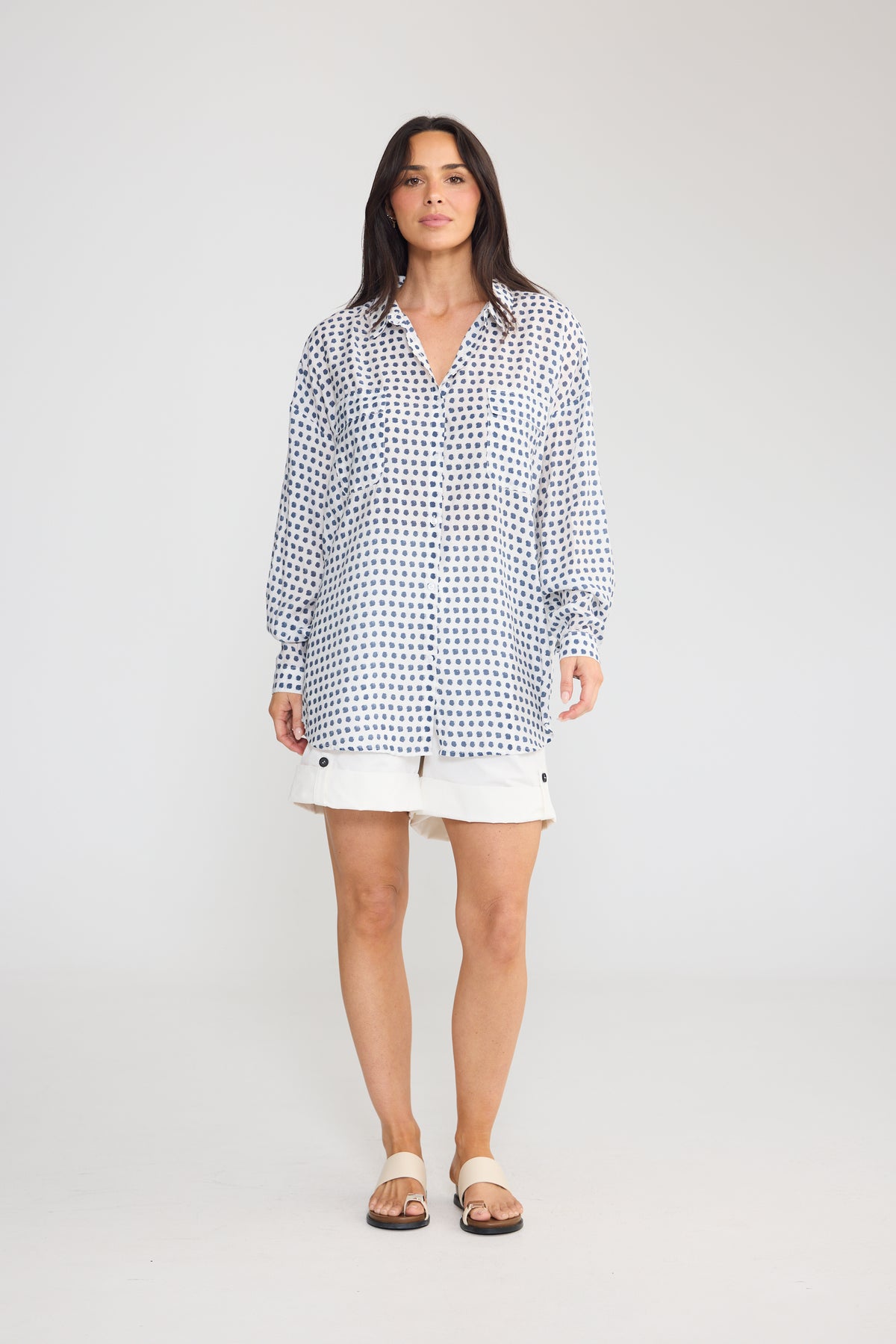 Canyon Shirt - Navy Spot
