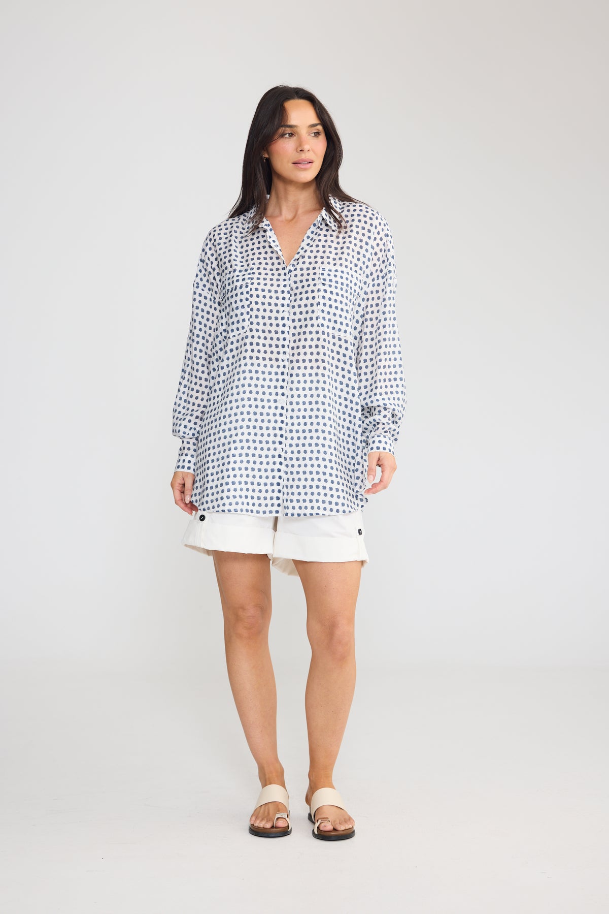 Canyon Shirt - Navy Spot