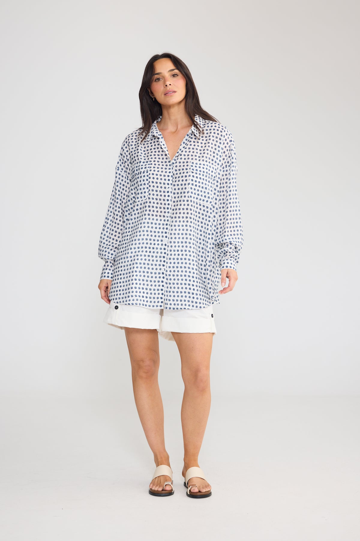 Canyon Shirt - Navy Spot