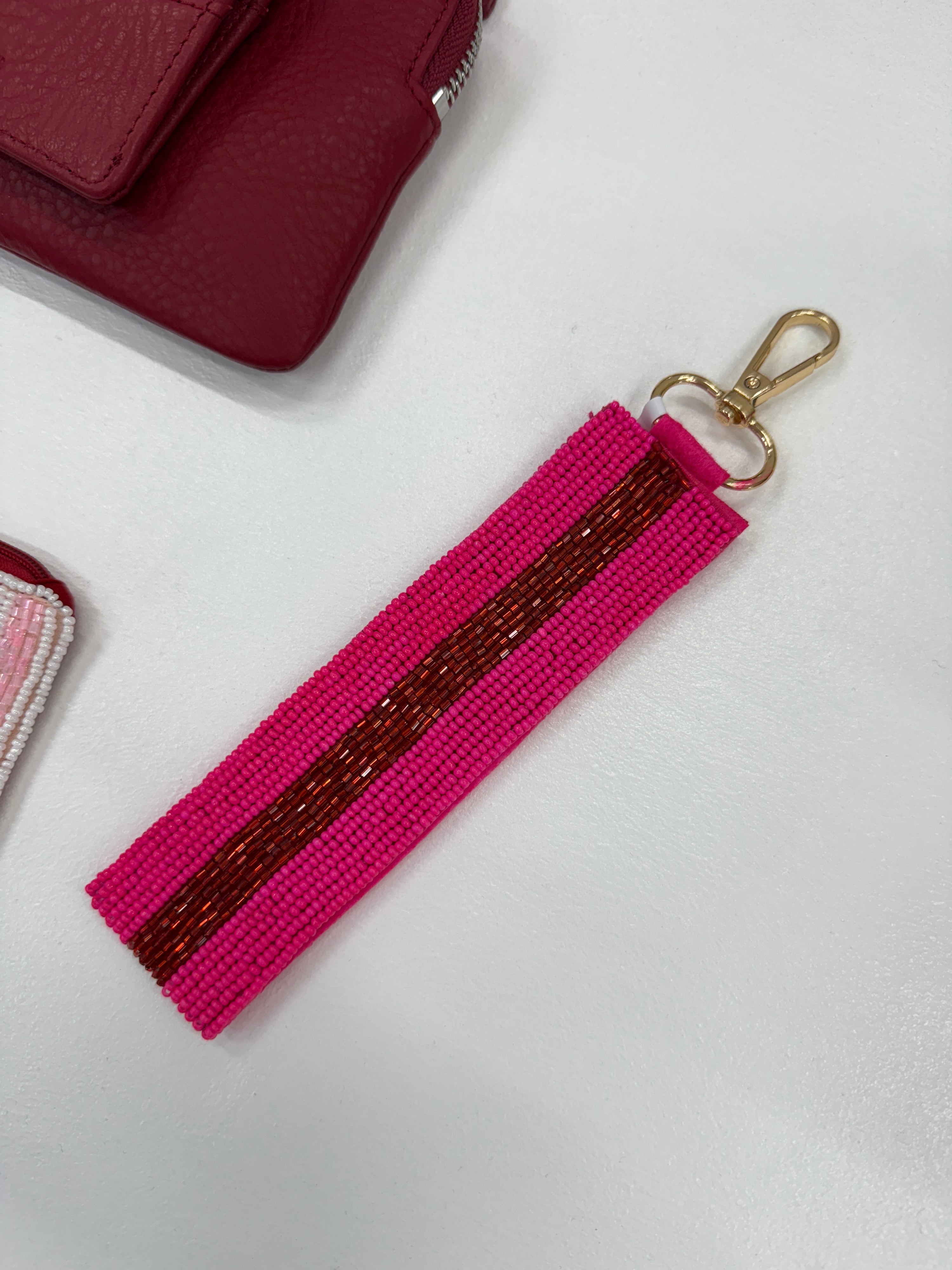 Flamingo Fizz Keyring