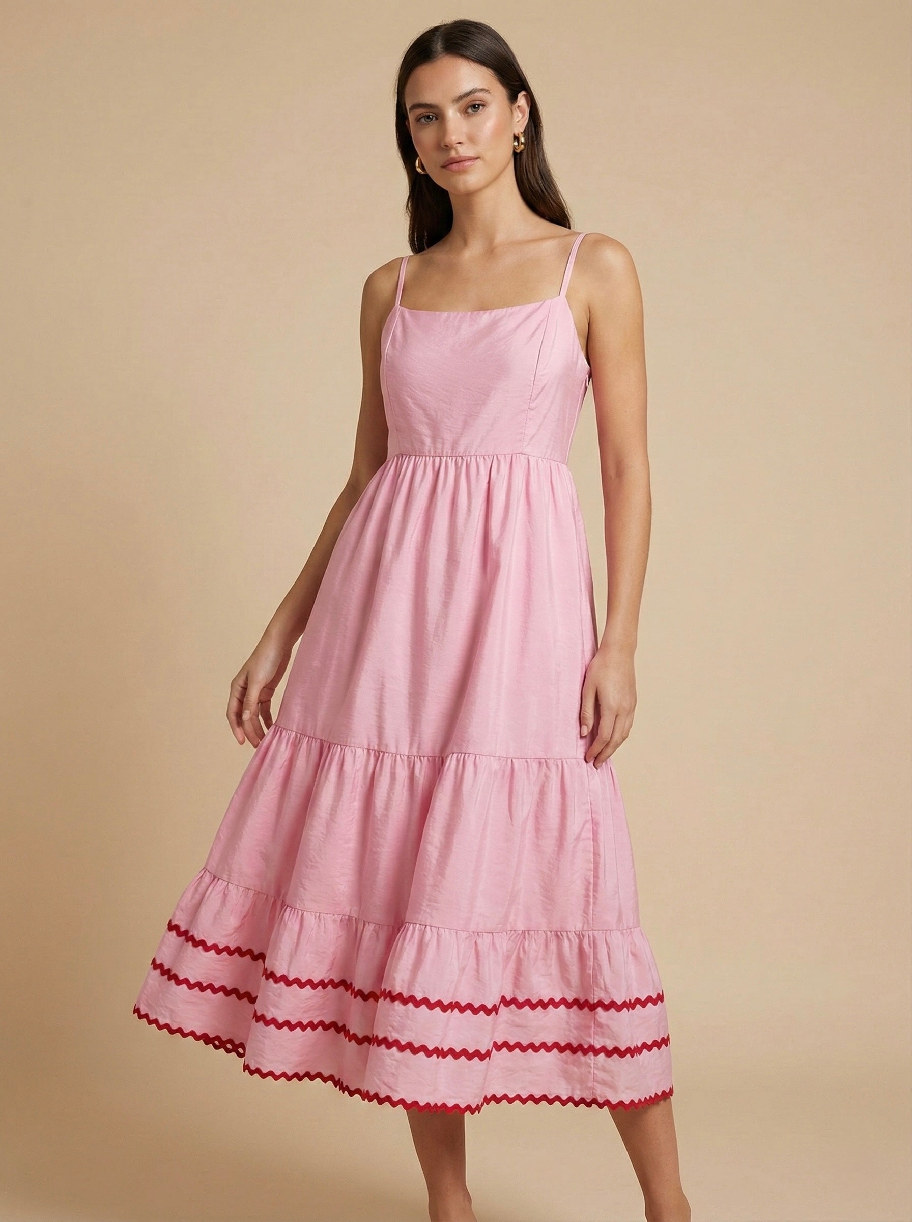 Ric Rac holiday dress - Pink