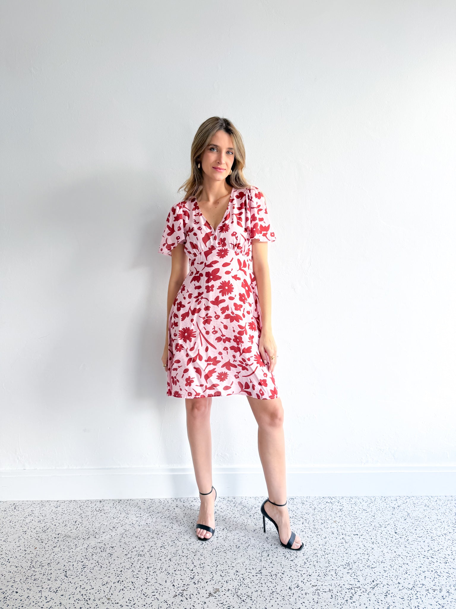 Kivari Print Mini Dress - Floral