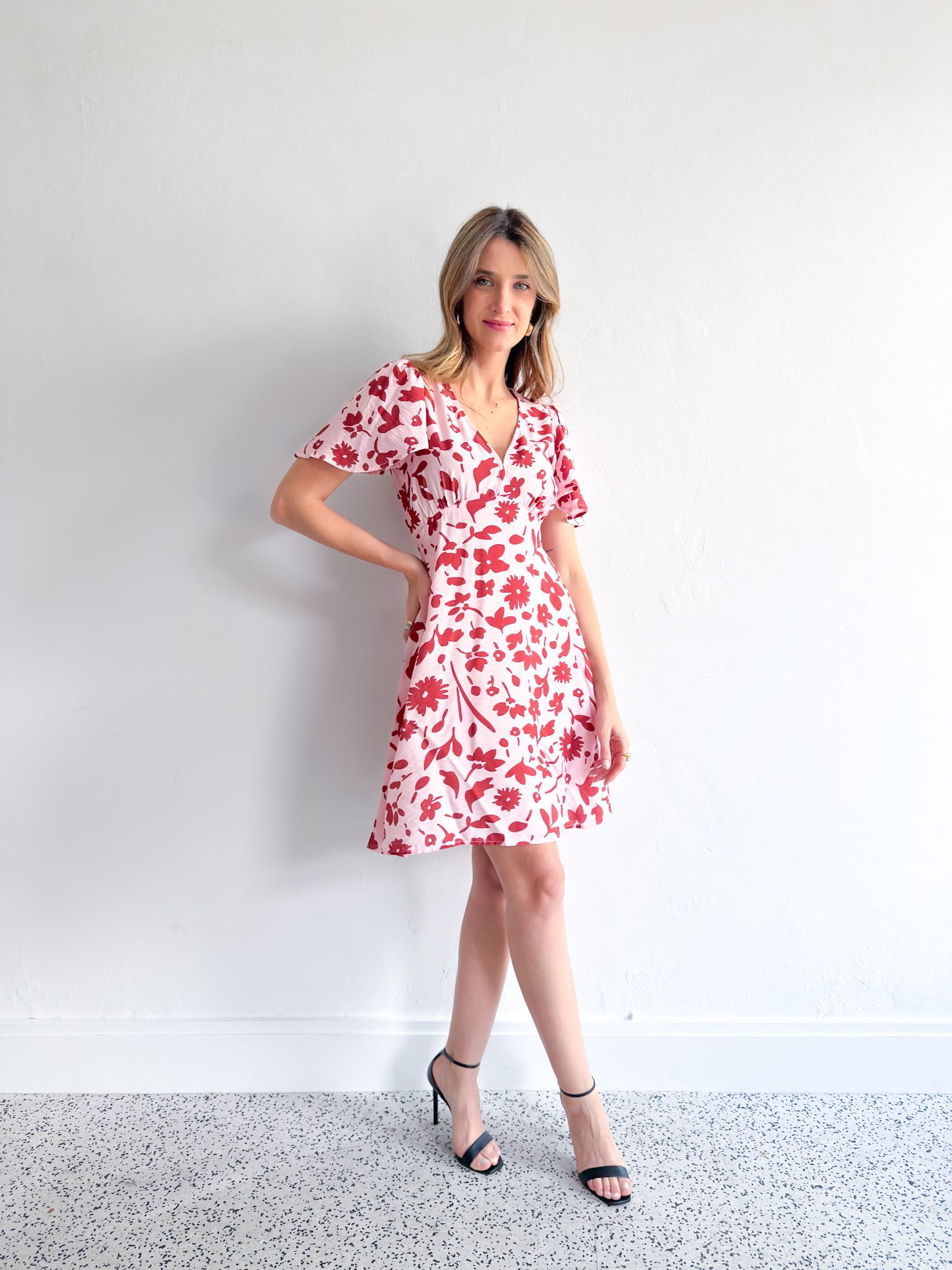 Kivari Print Mini Dress - Floral