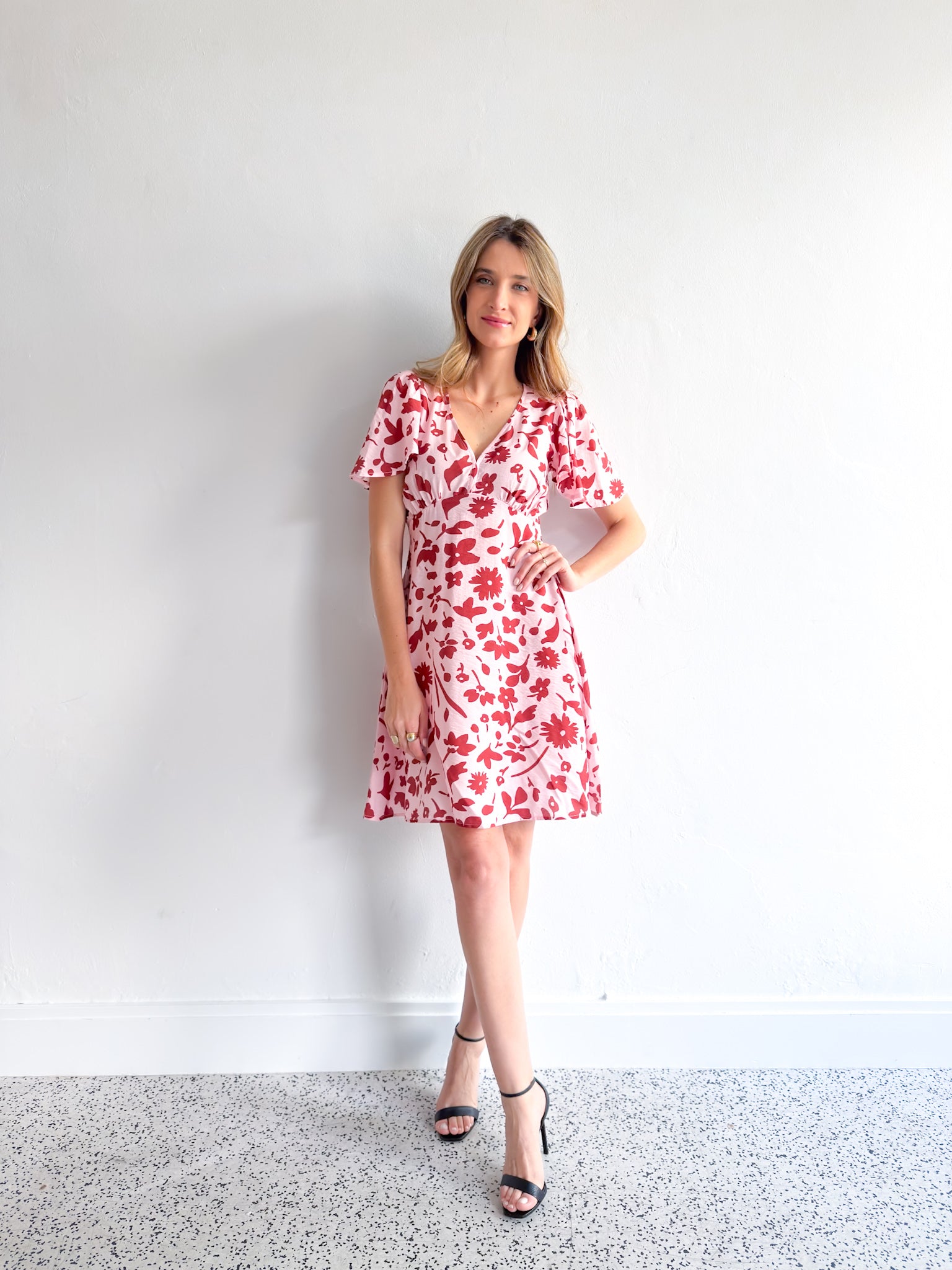 Kivari Print Mini Dress - Floral