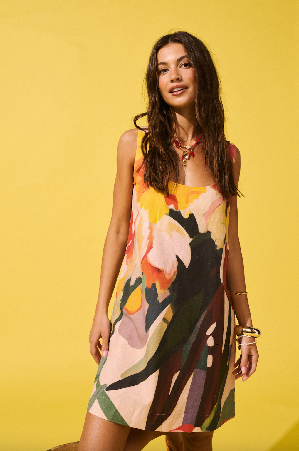 Isla Mini Dress - Tropical