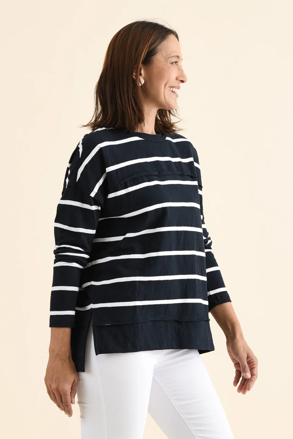 Jayne Stipe Knit - Navy