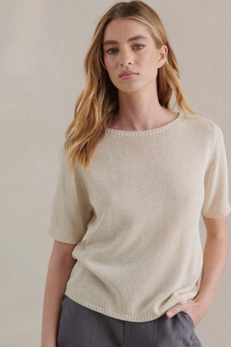 Little Lies Summer Tee - Natural