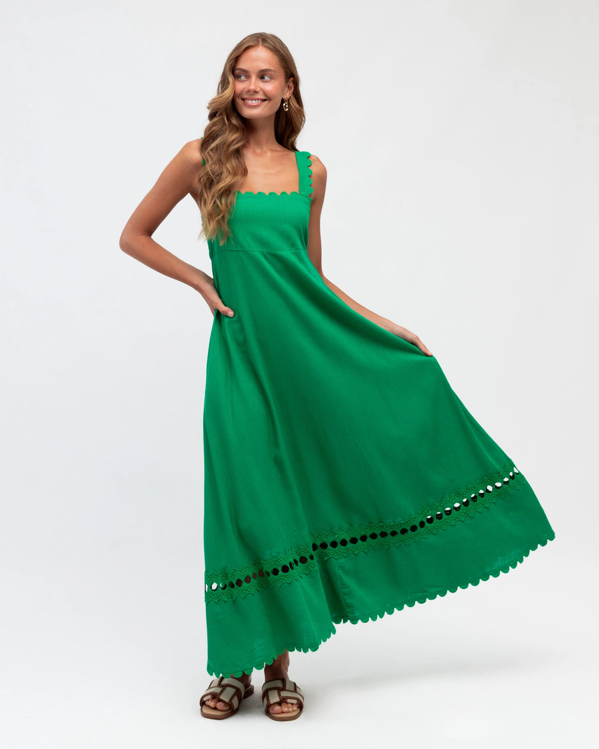 Allegra Maxi Dress - Jade