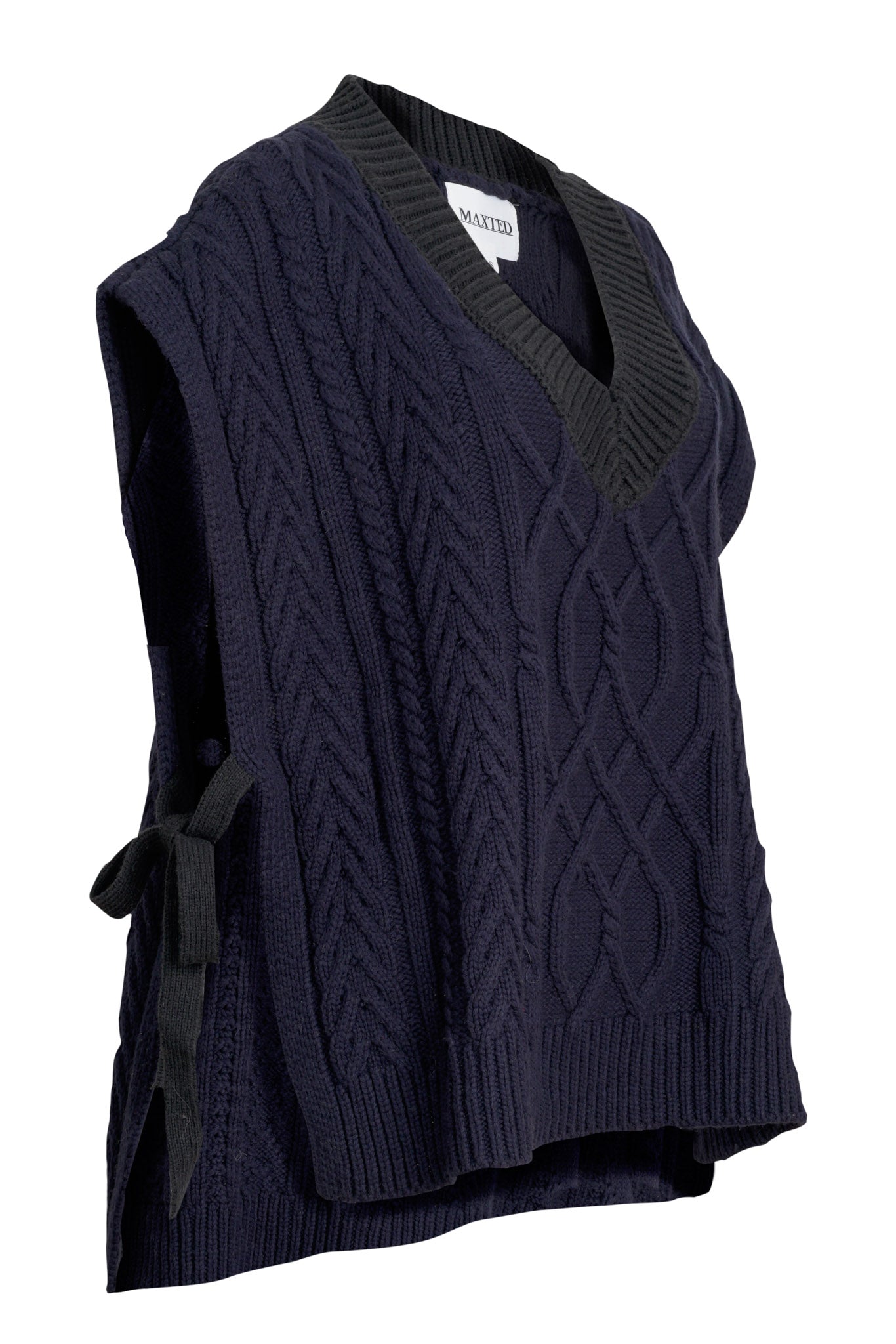 Avery Vest - Navy/Black