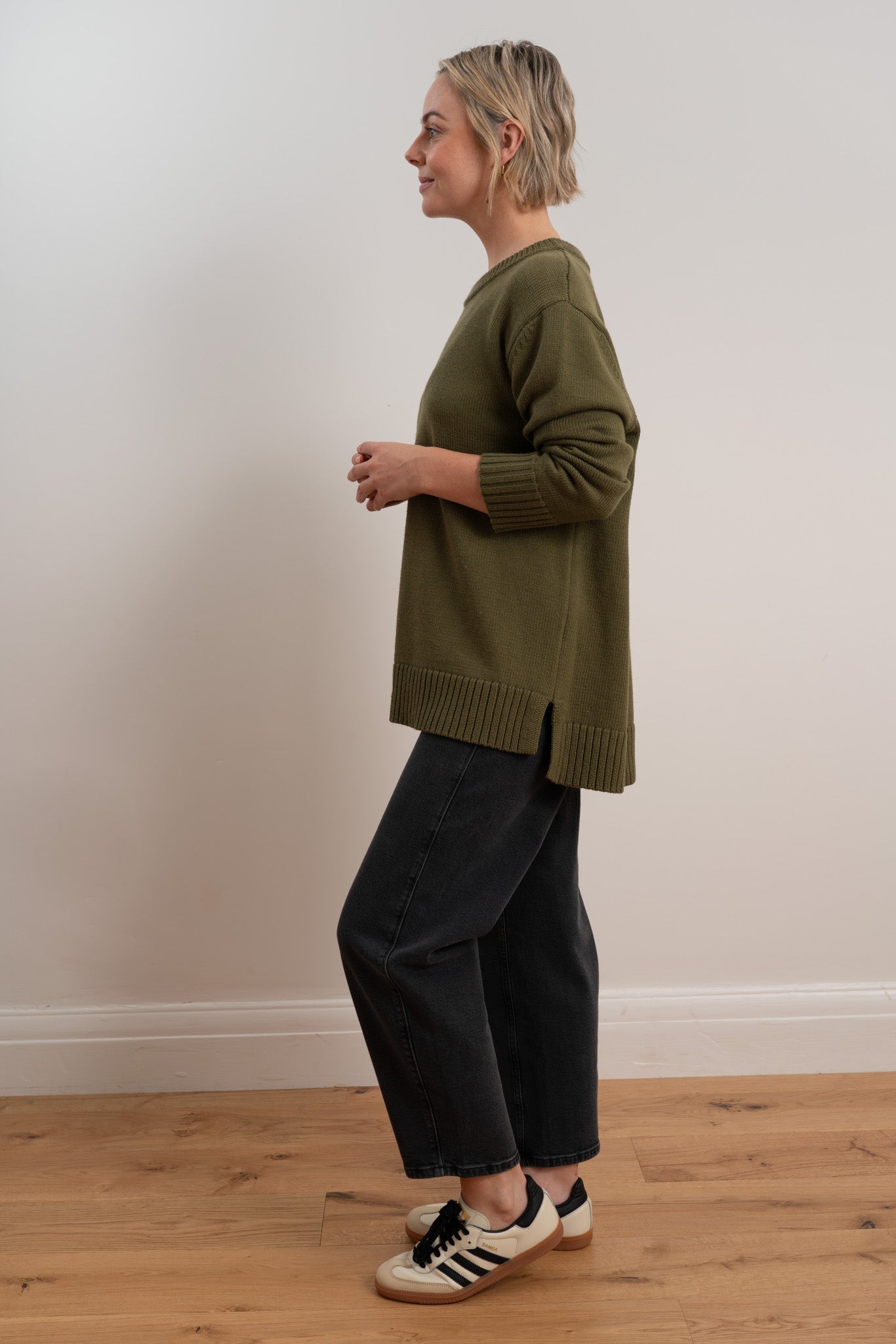 Willow Oversized Pullover - Forest