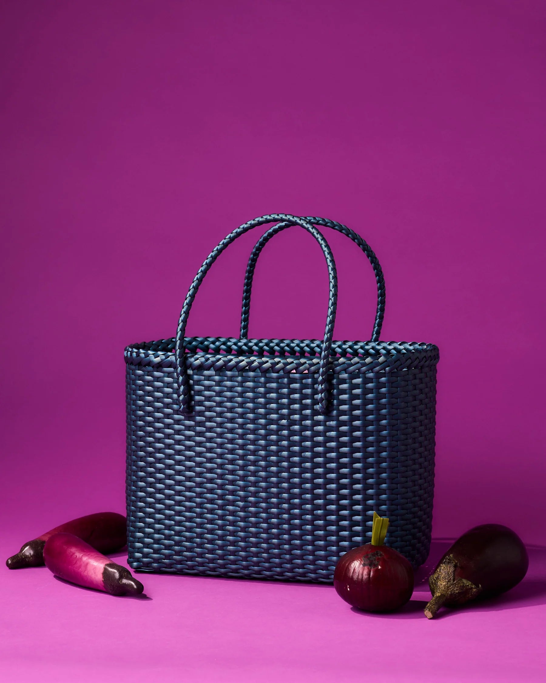 Tote Bag Medium- Peacock