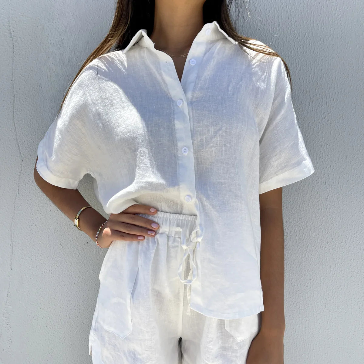 Bronte Shirt - White