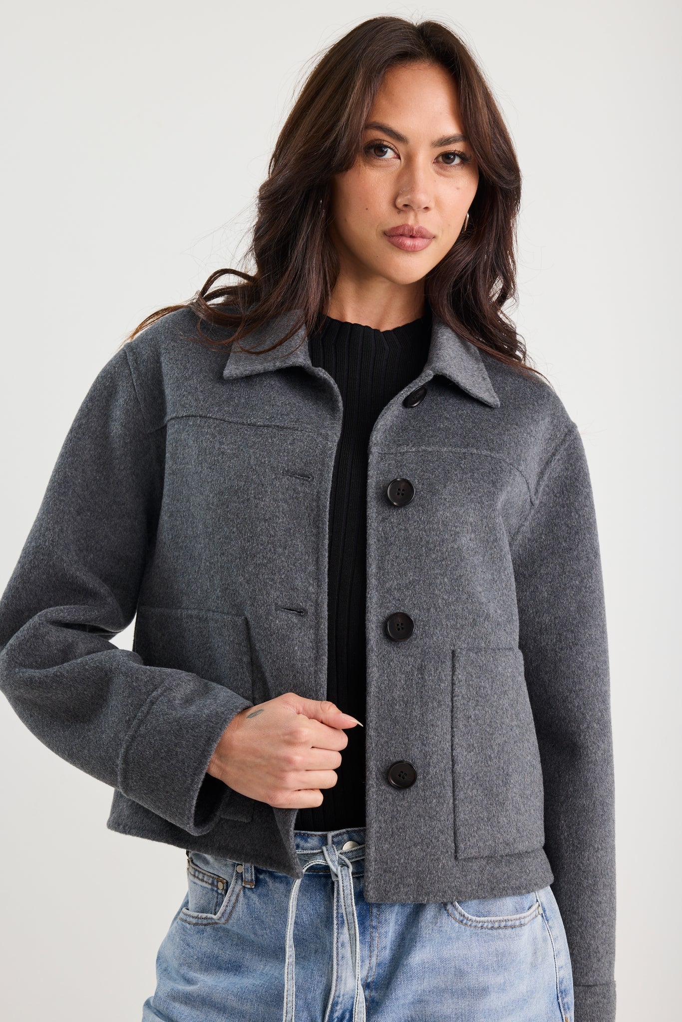 Ranger Jacket - Charcoal Marle