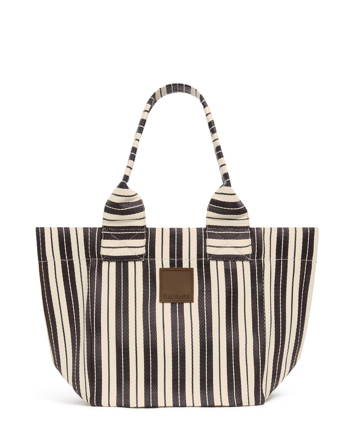 Eau Bags Tote in Home stripe - front