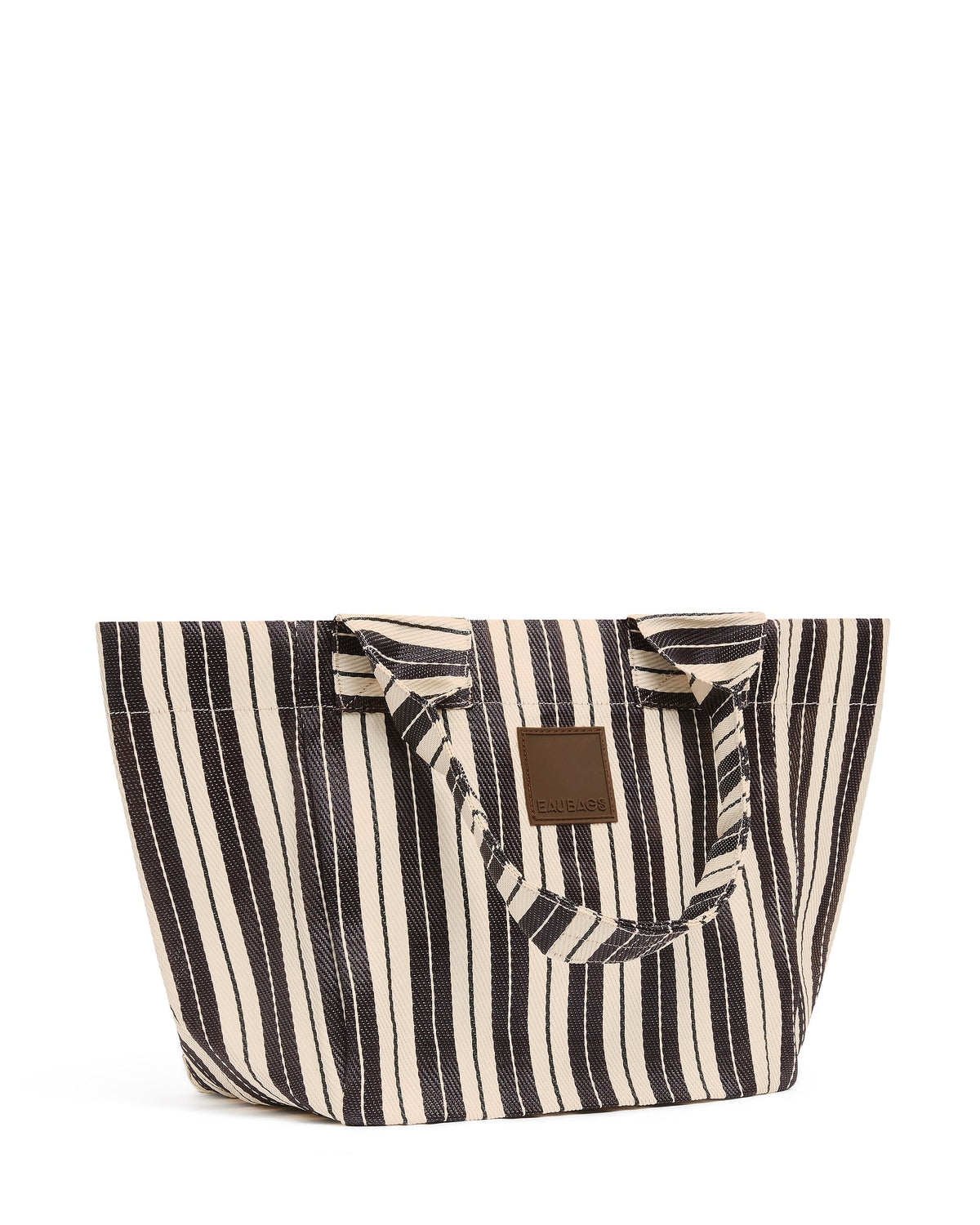 Eau Bags Tote in Home stripe - angle