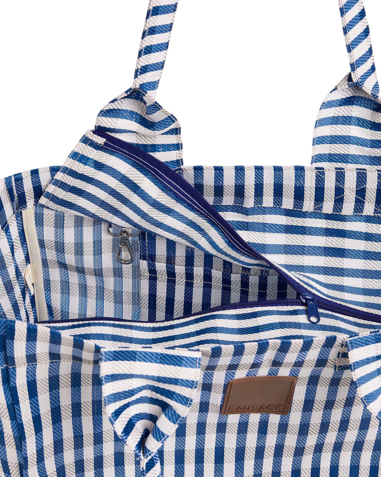 EAU Bags Grand Tote - Bleu - inside pocket