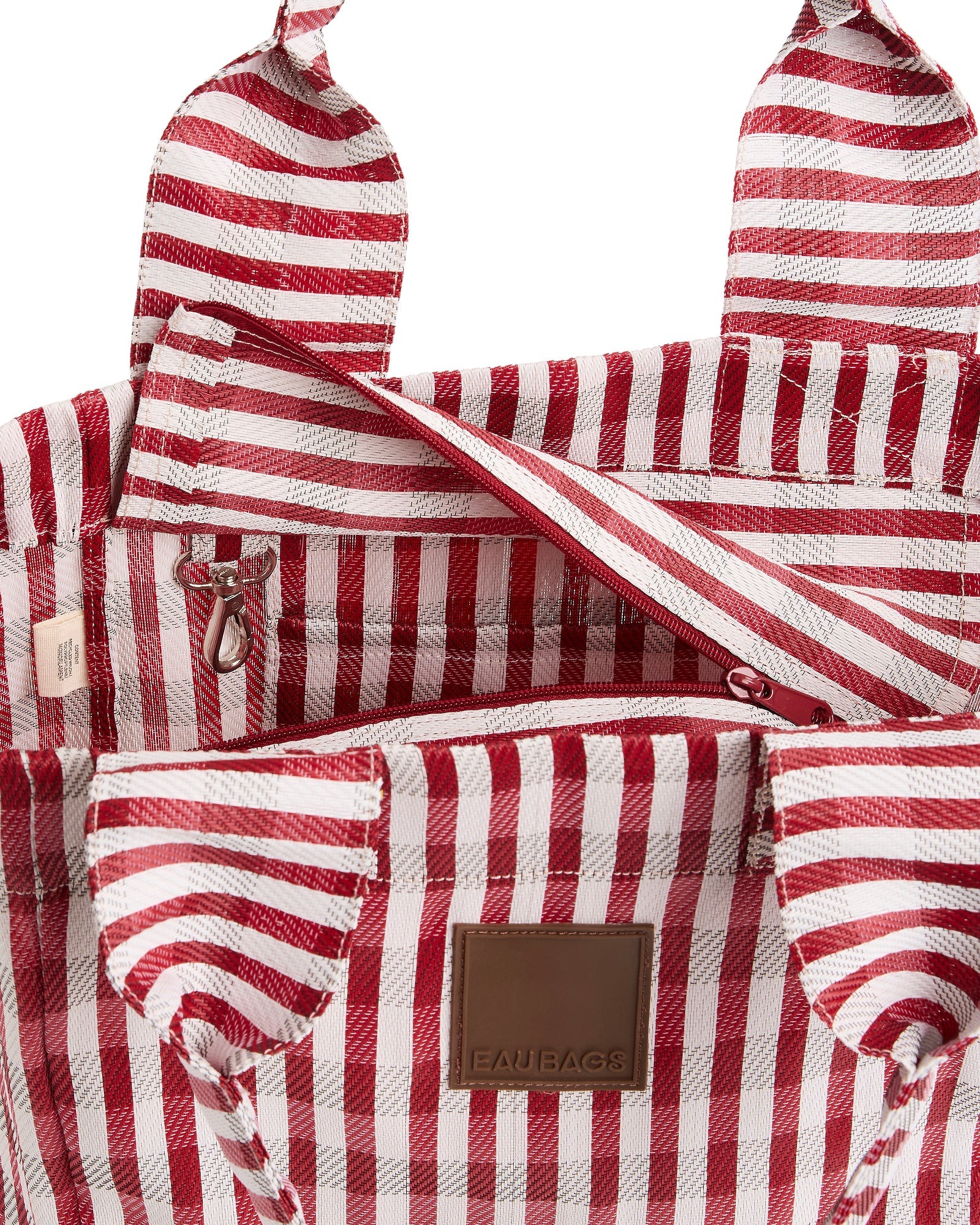 EAU Bags Tote - Rouge - inside pocket