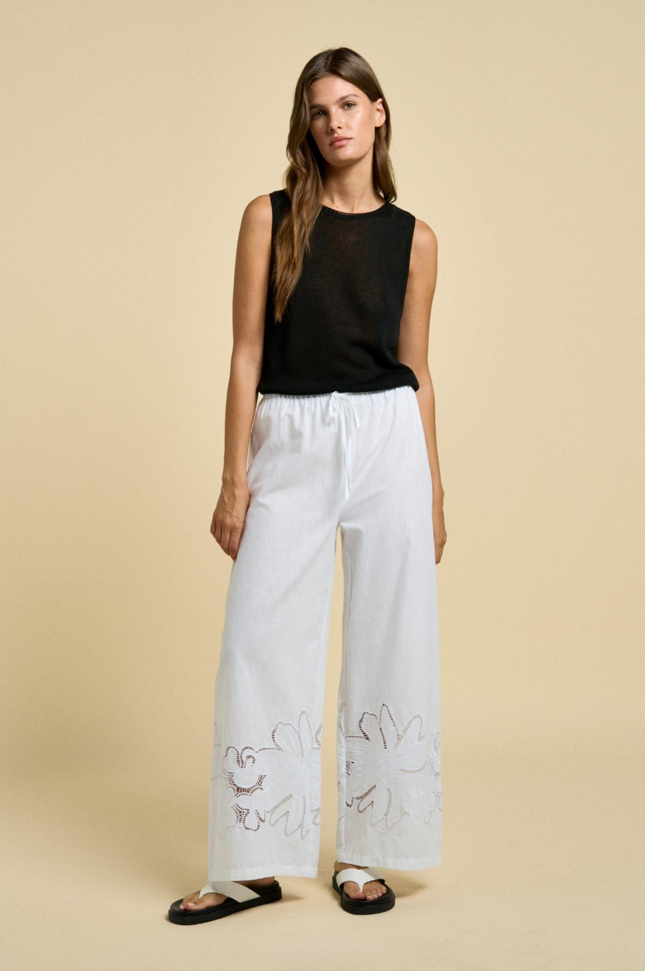 Little Lies Spring Tank - Black