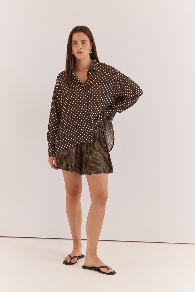 Joy Shirt - Polka Dot, detail