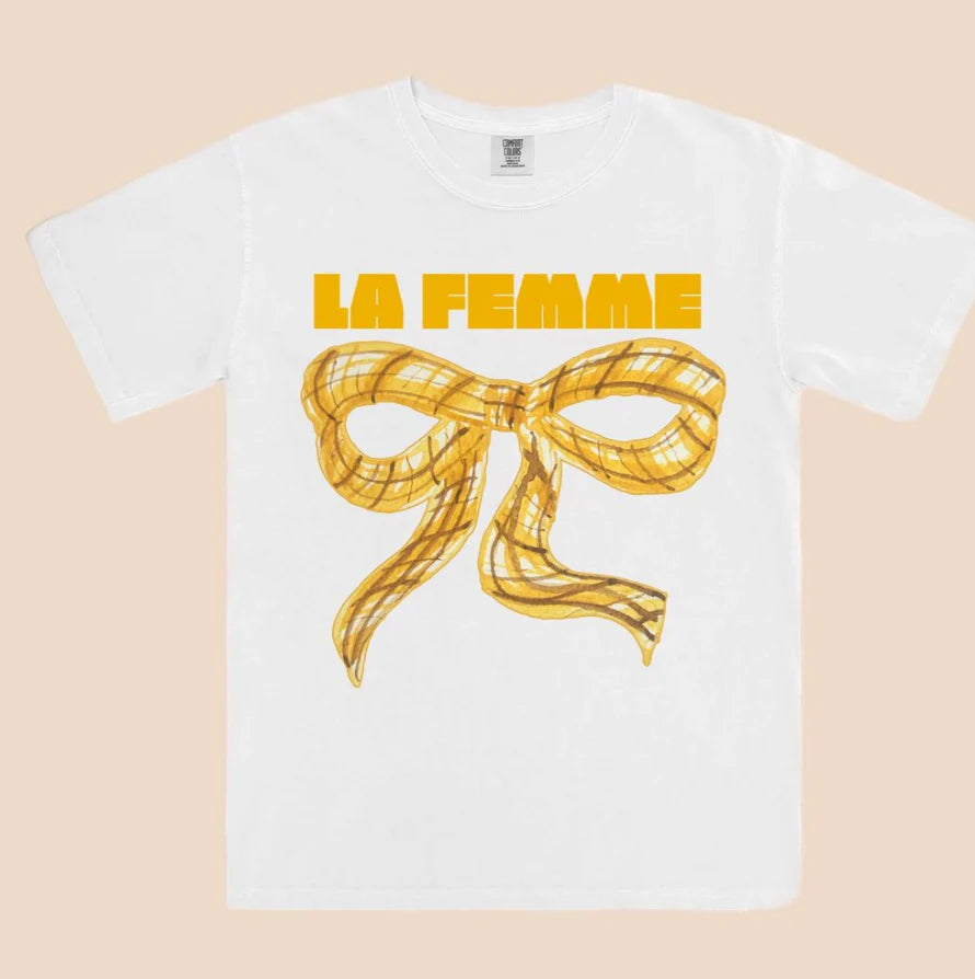 La Femme Tee - White