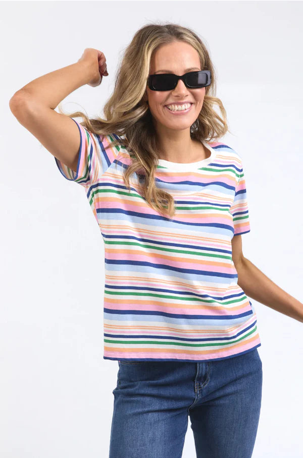 Sorbet Tee - Multicolour   Stripe