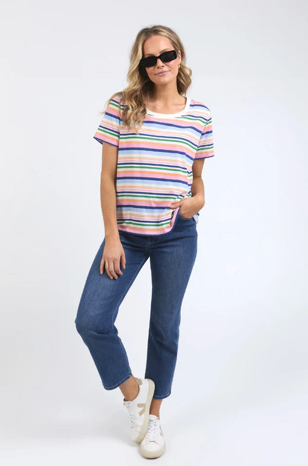 Sorbet Tee - Multicolour   Stripe