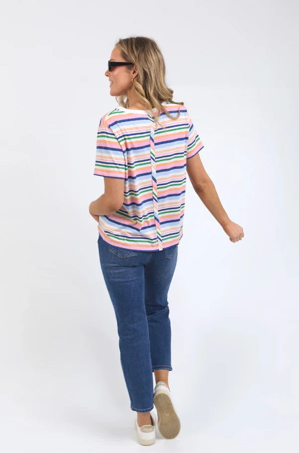 Sorbet Tee - Multicolour   Stripe