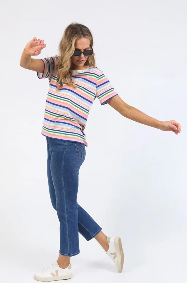 Sorbet Tee - Multicolour   Stripe