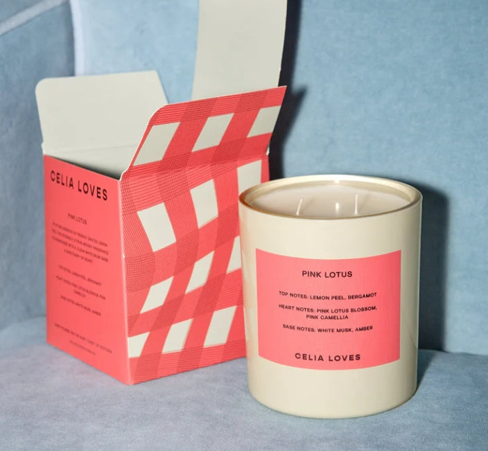 Candle - Pink Lotus 395gm