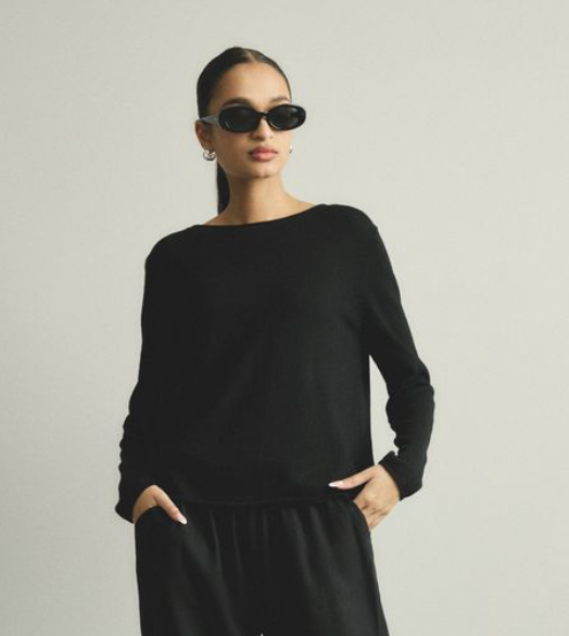 Amy Sweater -Black