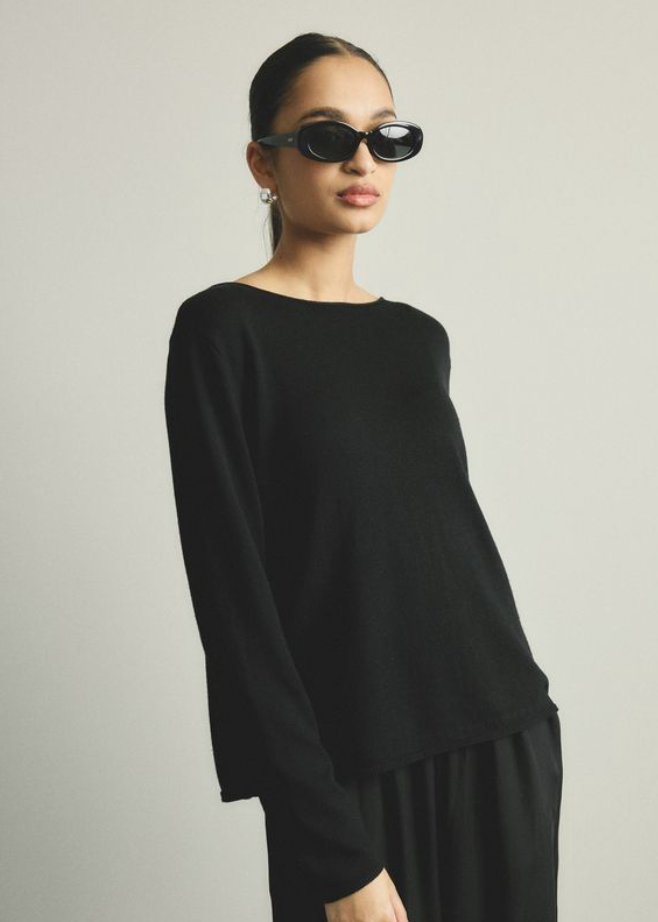 Amy Sweater -Black