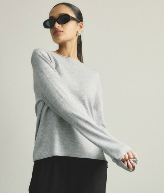 Amy Sweater - Grey Marle