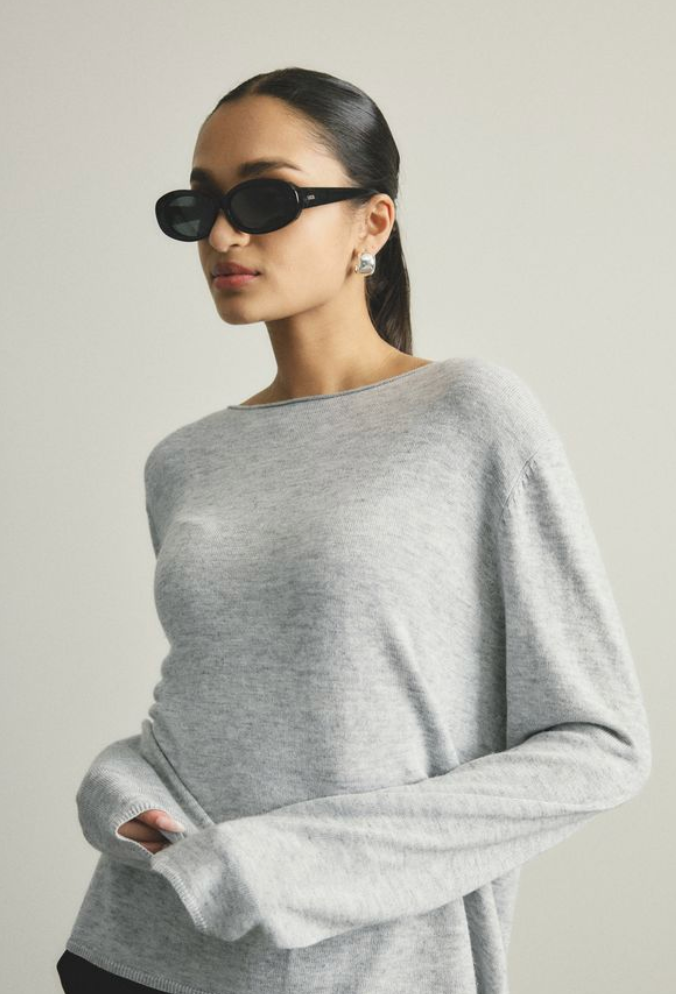 Amy Sweater - Grey Marle