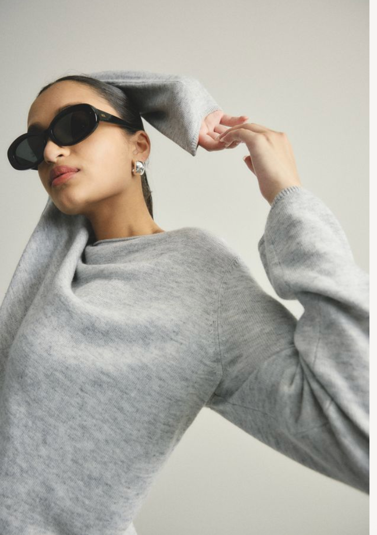 Amy Sweater - Grey Marle