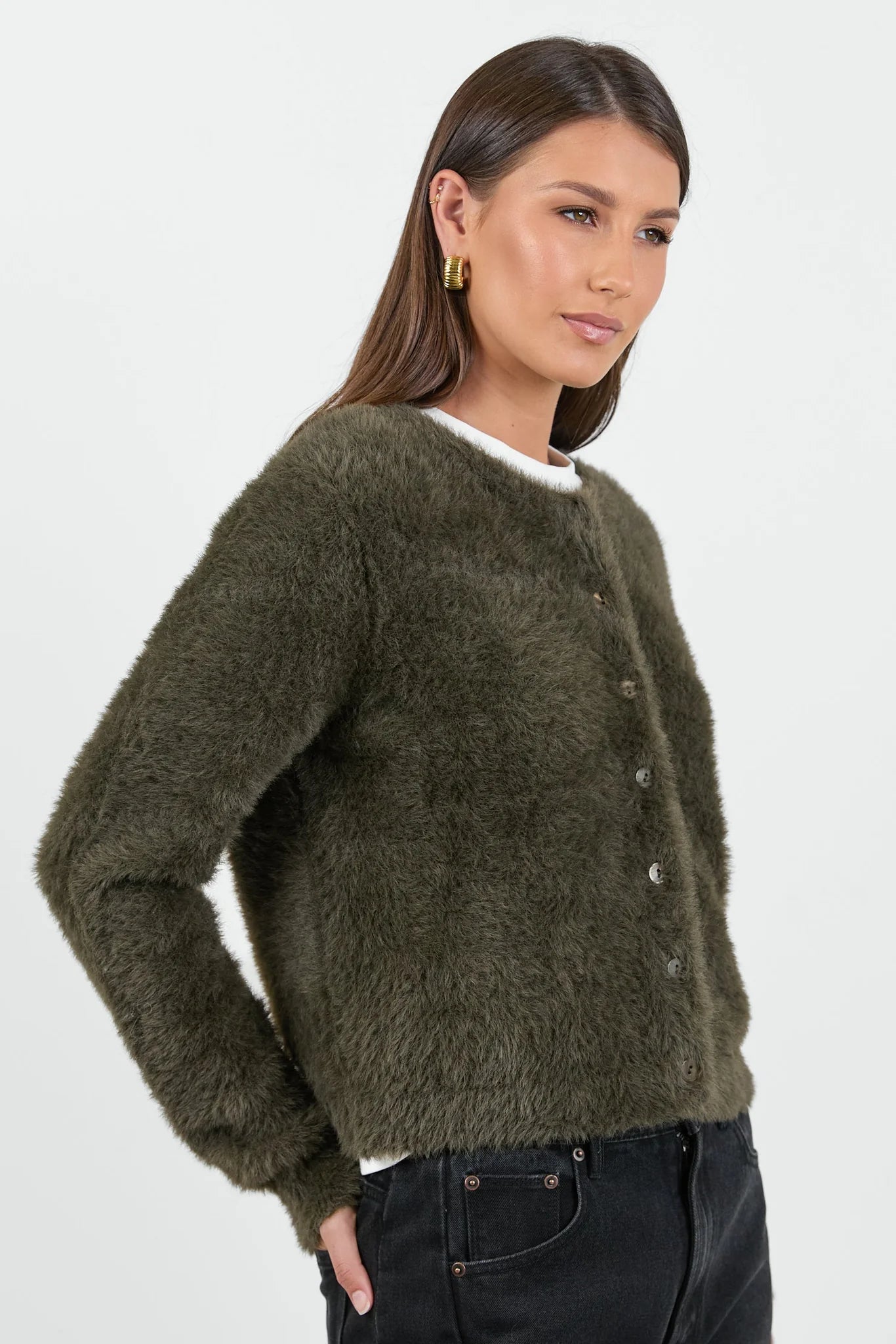 Sequel Cardigan - Khaki