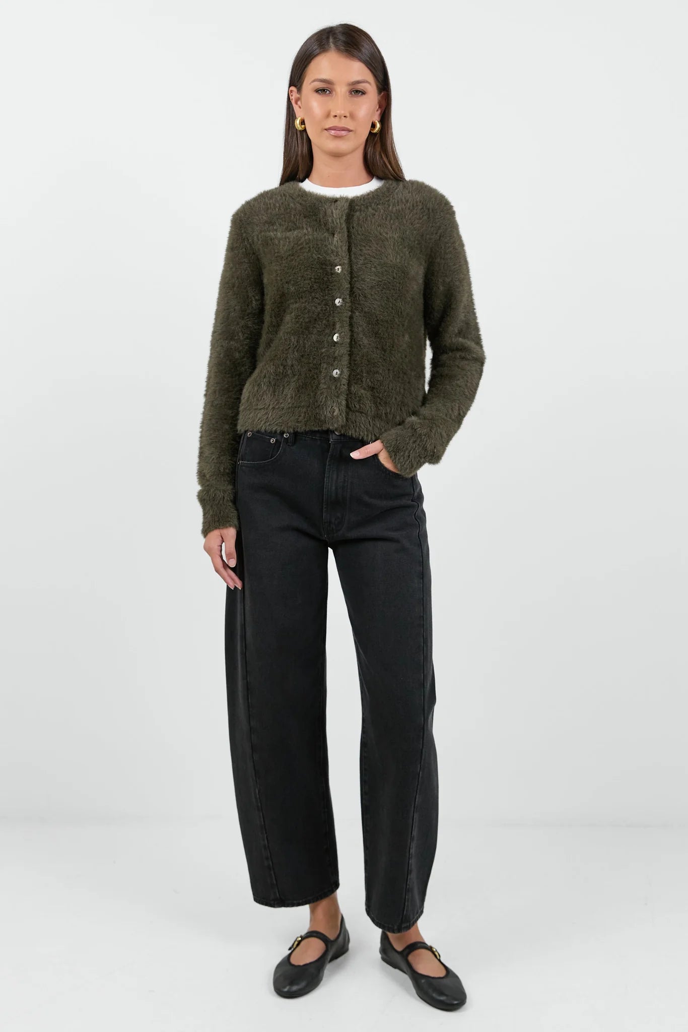 Sequel Cardigan - Khaki