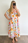Wild Bloom Midi Dress
