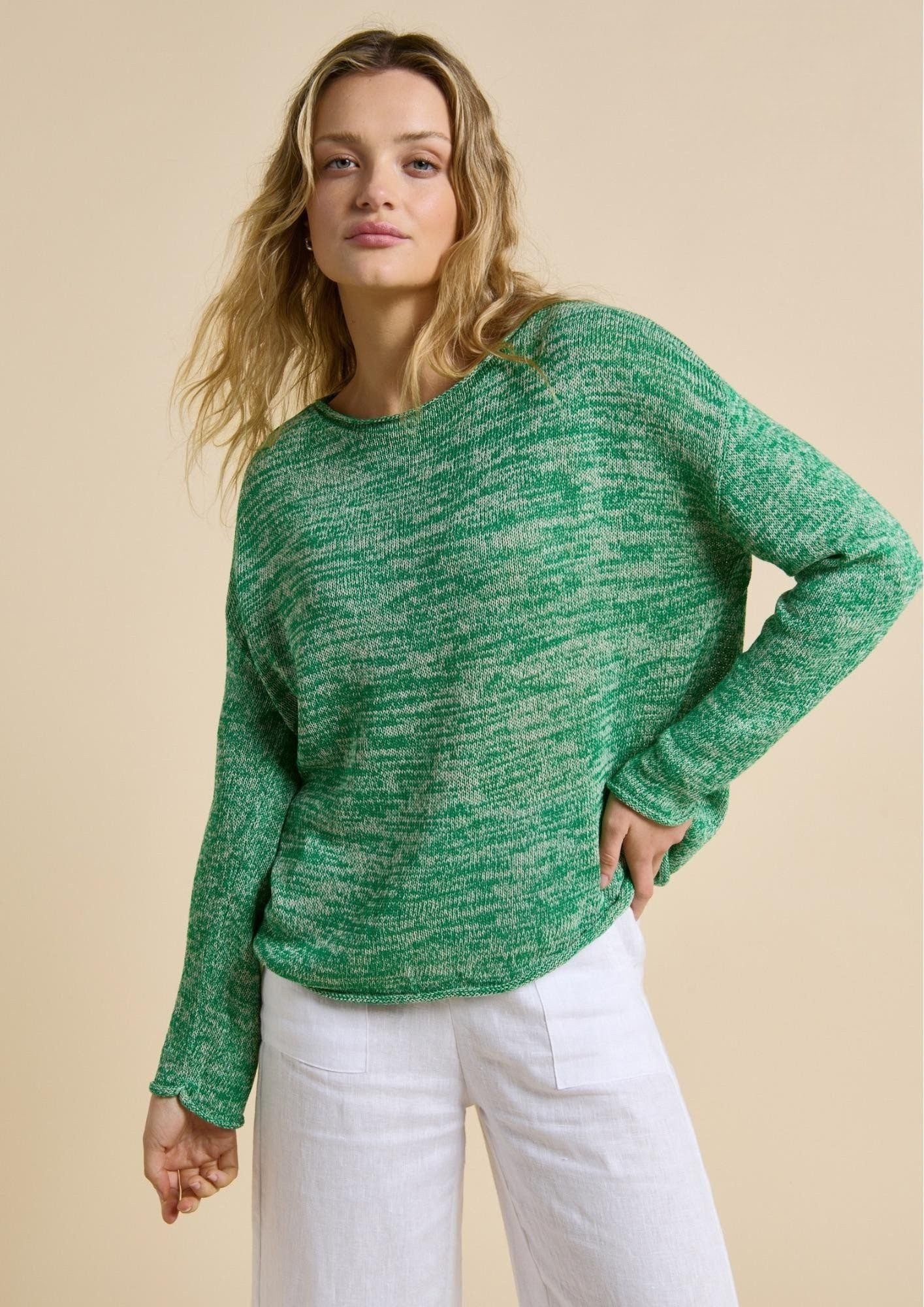 Spring Knit - Green Melange