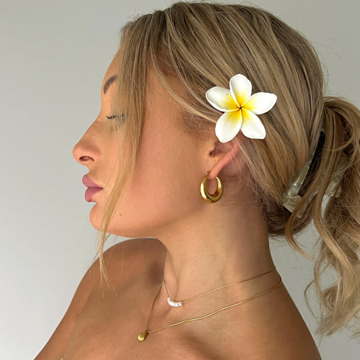 Layla Pearl Necklace - Gold