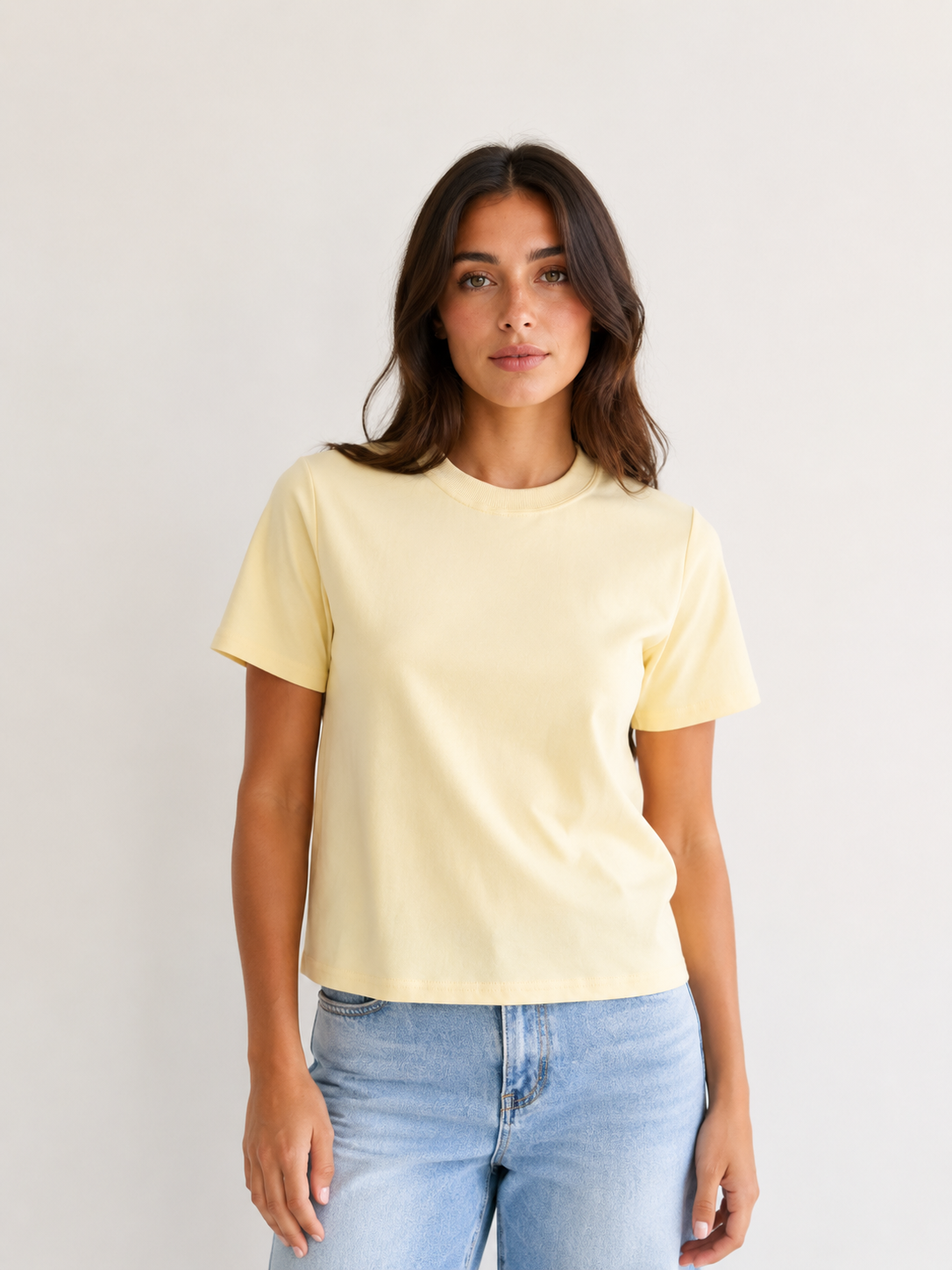 Cotton Tee - Yellow