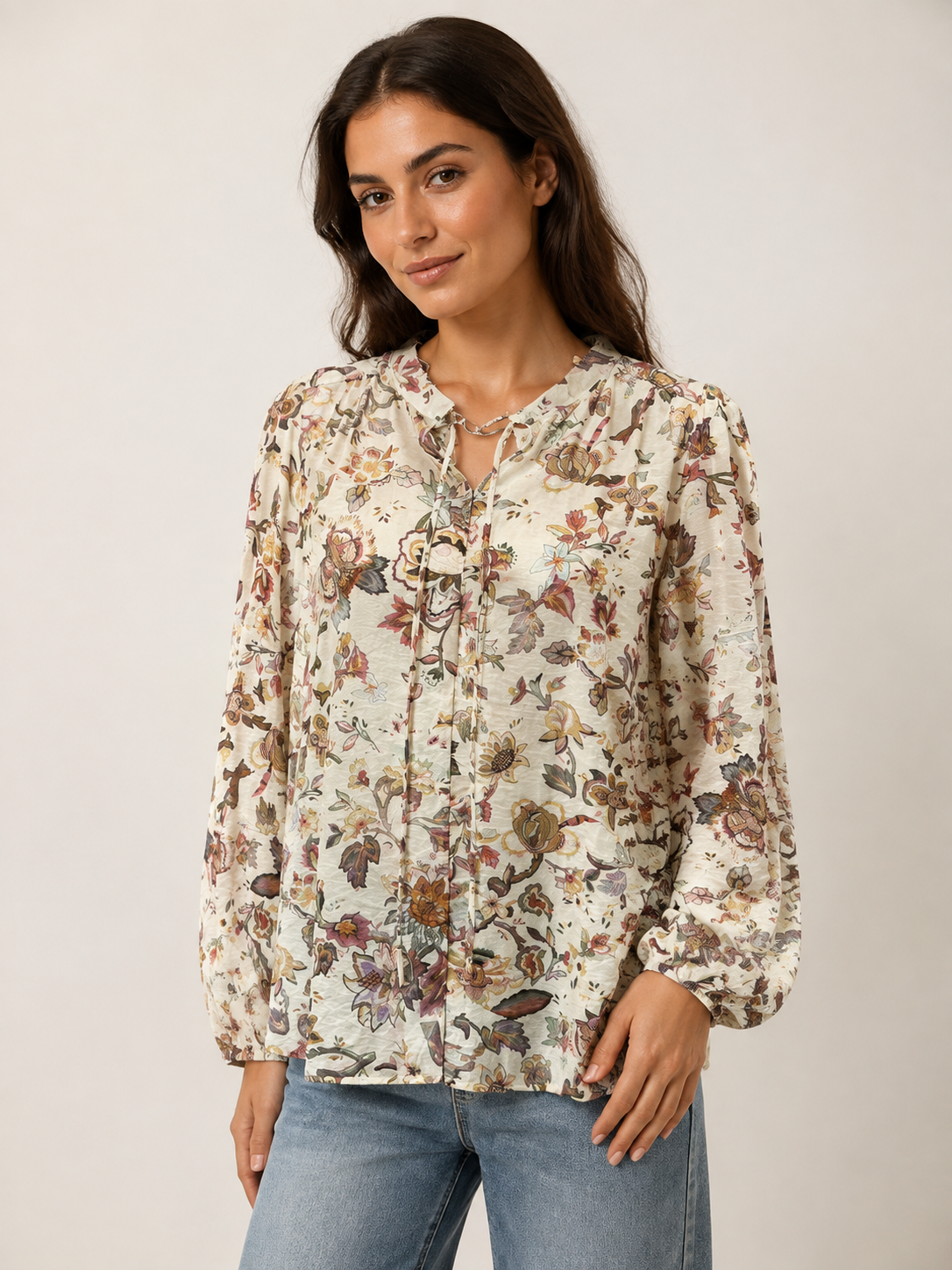 Millie Floral Blouse - Wildlower Print
