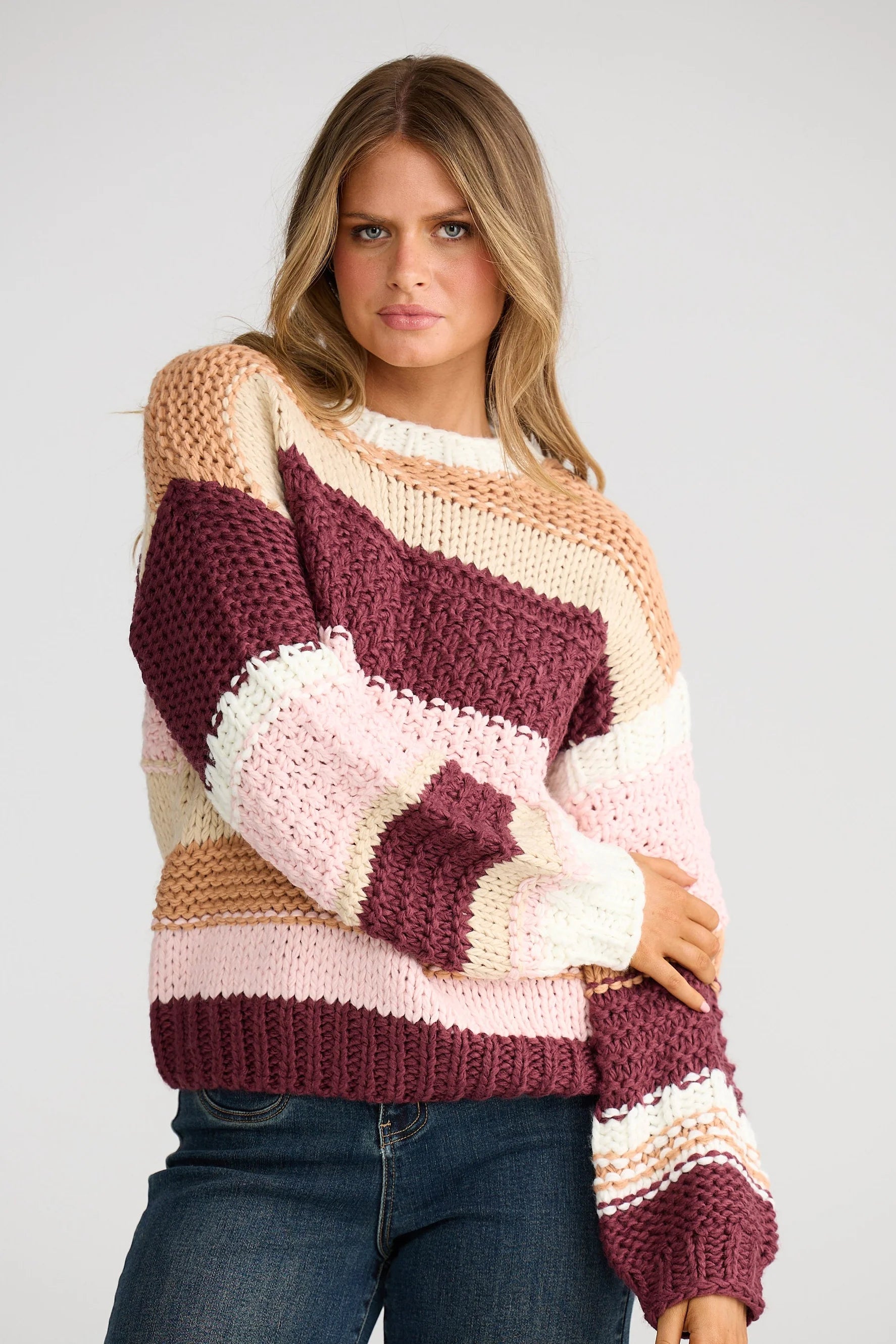 Hudson Knit - Berry Multi