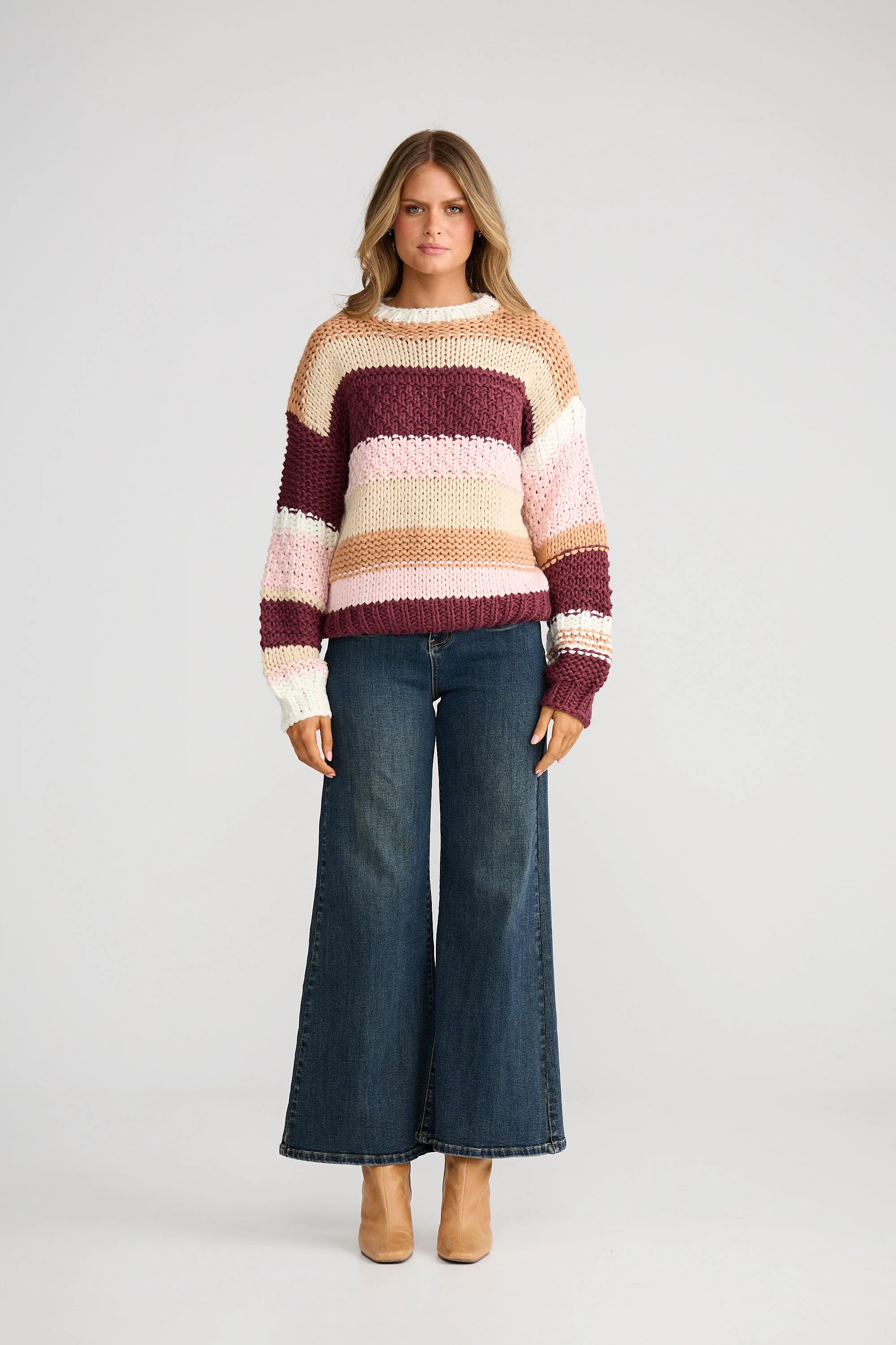 Hudson Knit - Berry Multi